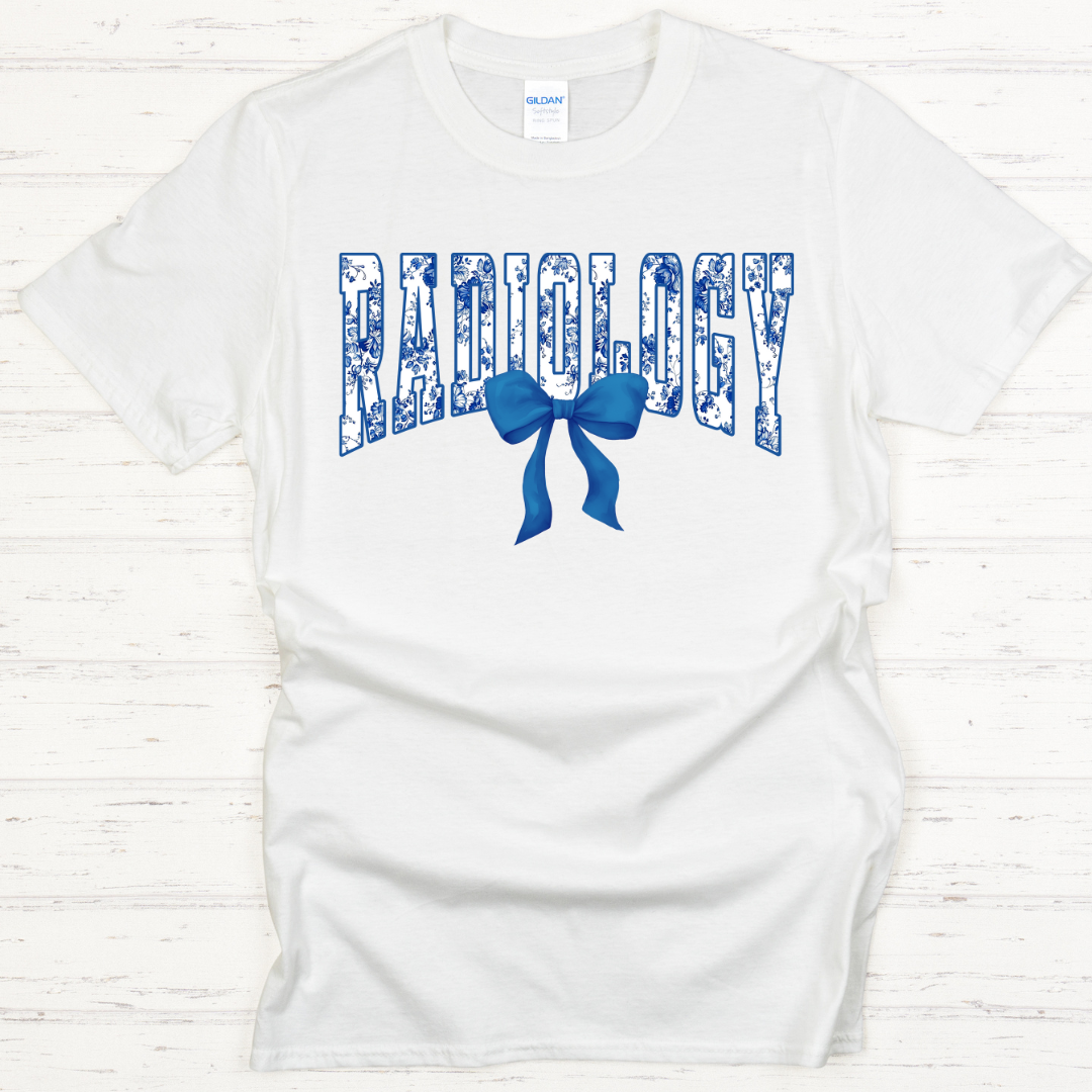 Radiology Flower Desing Tee