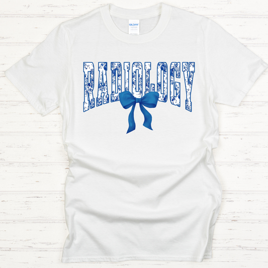 Radiology Flower Desing Tee