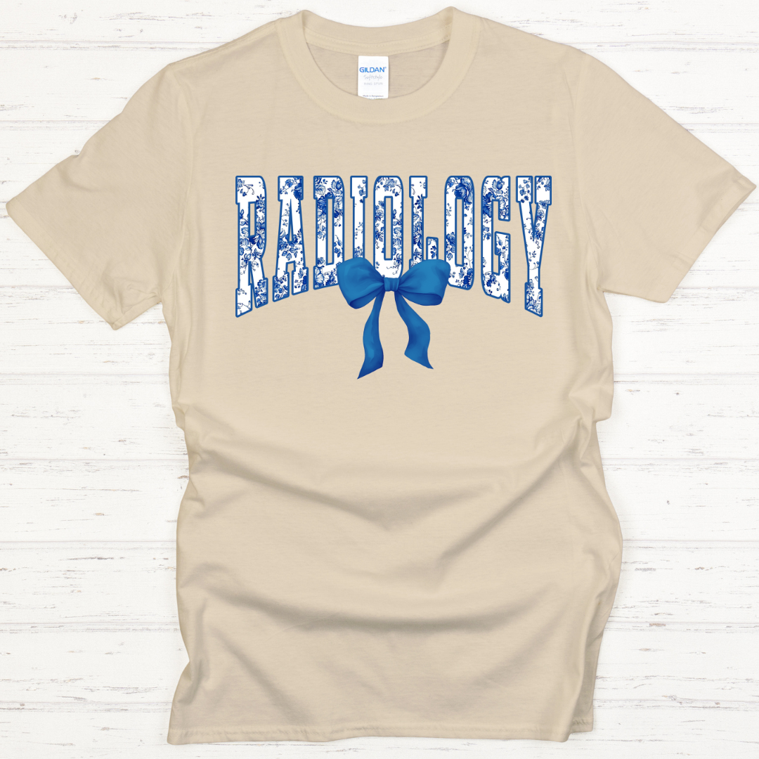 Radiology Flower Desing Tee