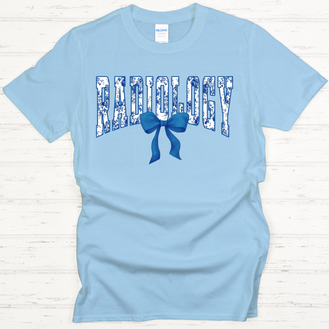 Radiology Flower Desing Tee