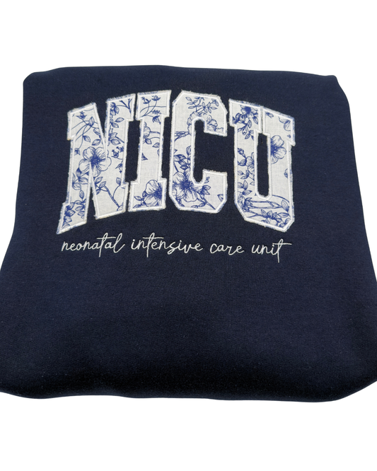 NICU Nurse Applique Crewneck